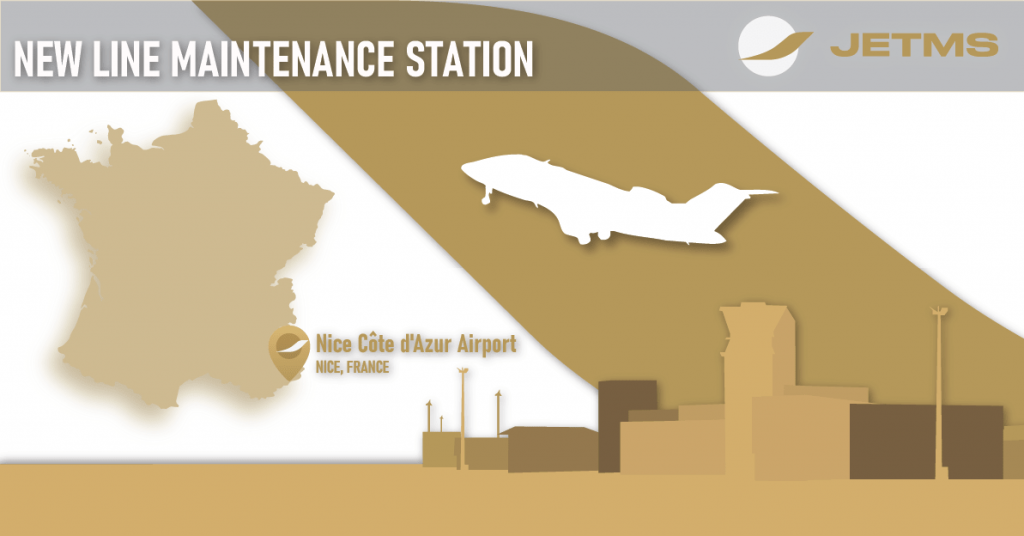 JET MS opens a new line maintenance station in Nice, France